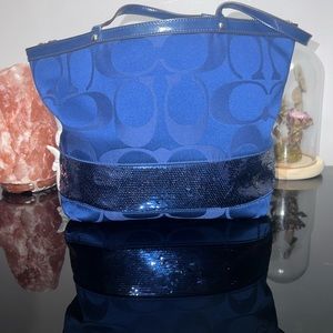 Coach Blue Bag